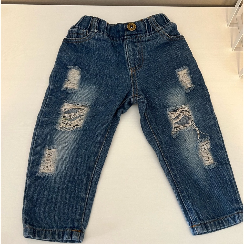GUC 12-18 m baby ripped jeans